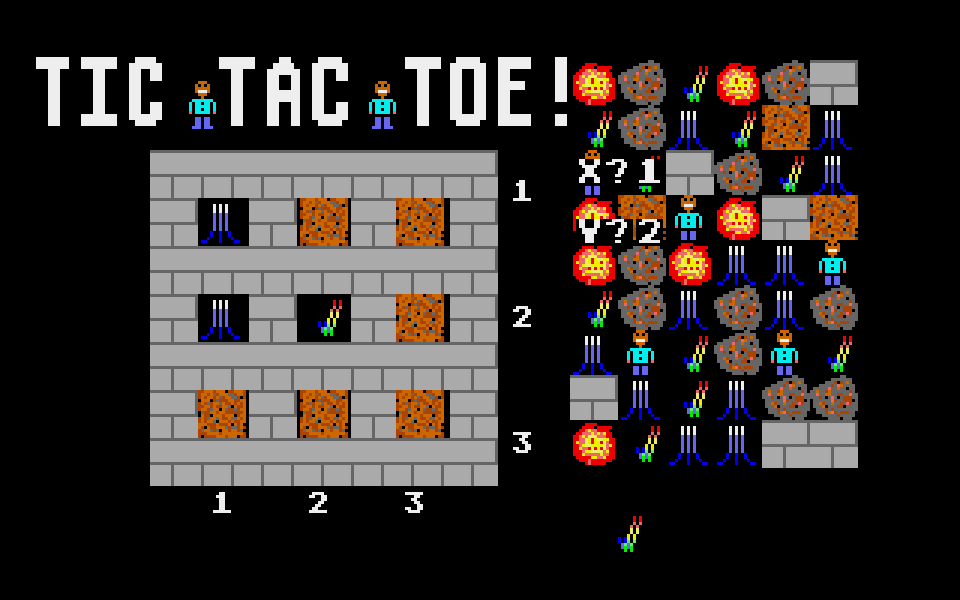 Tic Tac Toe atari screenshot